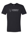 IronWolf Black on Black T-Shirt